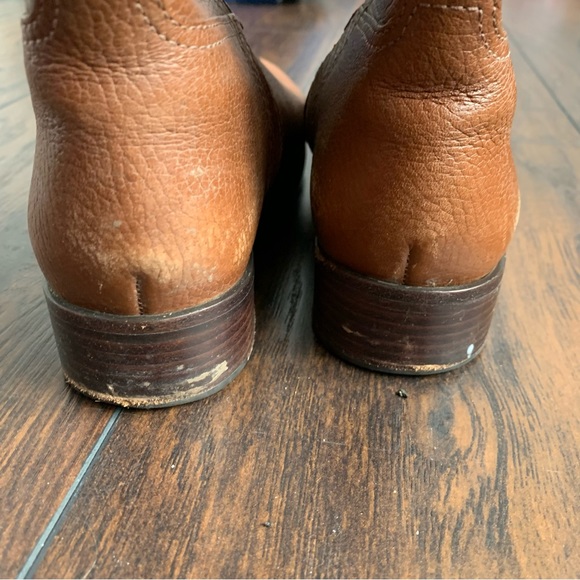 Tory Burch Women's Leather Jolie Riding Boots Rustic Brown sz 8 - Picture 4 of 9